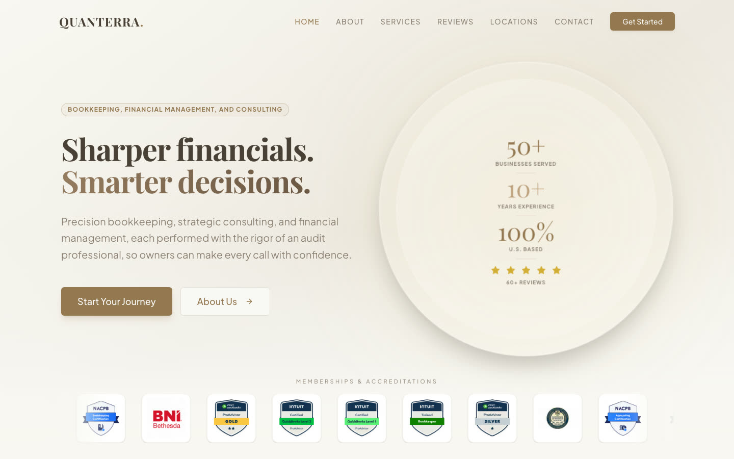 Home page of Quanterra